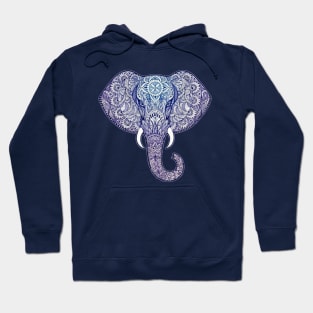 Henna Elephant Art Hoodie